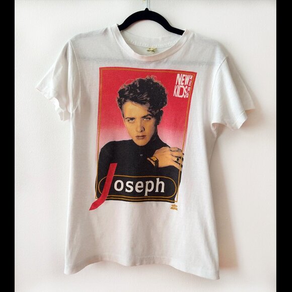 Rare Vintage 90's New Kids On The Block Joey McIntyre T-Shirt Women's Size M - Picture 1 of 8